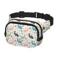 thumbnail image 2 of Balery Easter Rabbit Mochila Cinturón para Mujeres y Hombres, Bolsa de Cintura Impermeable de Doble Capa con Correa, 2 of 8
