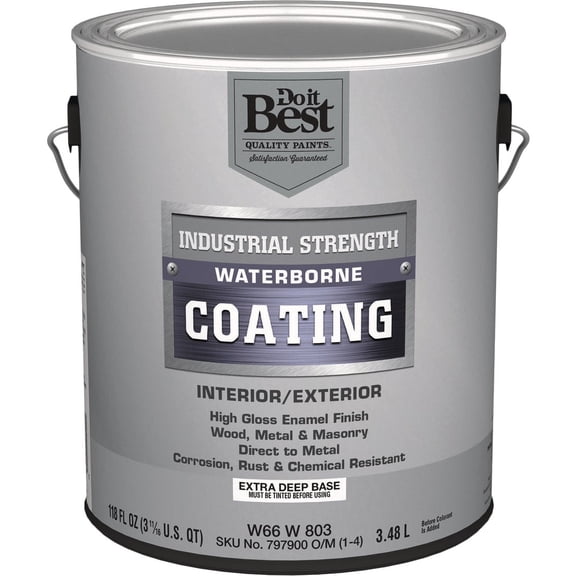Do it Best Extra Deep Base Waterborne Industrial Enamel 1 Gal.