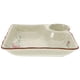 thumbnail image 1 of Plato de cerámica para dumplings, plato para sushi, plato para servir con divisor de salsa, plato para dumplings, 1 of 7