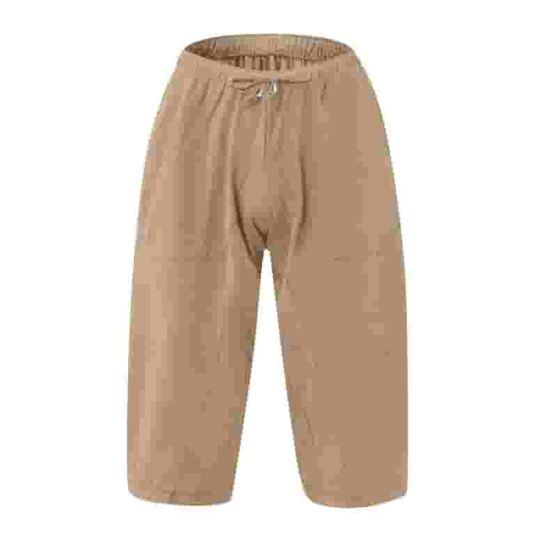 【COLOR iN ID】Meldy Cotton Bermuda Pants Biziza Men's Long Shorts Knee Length Loose Athletic Basic