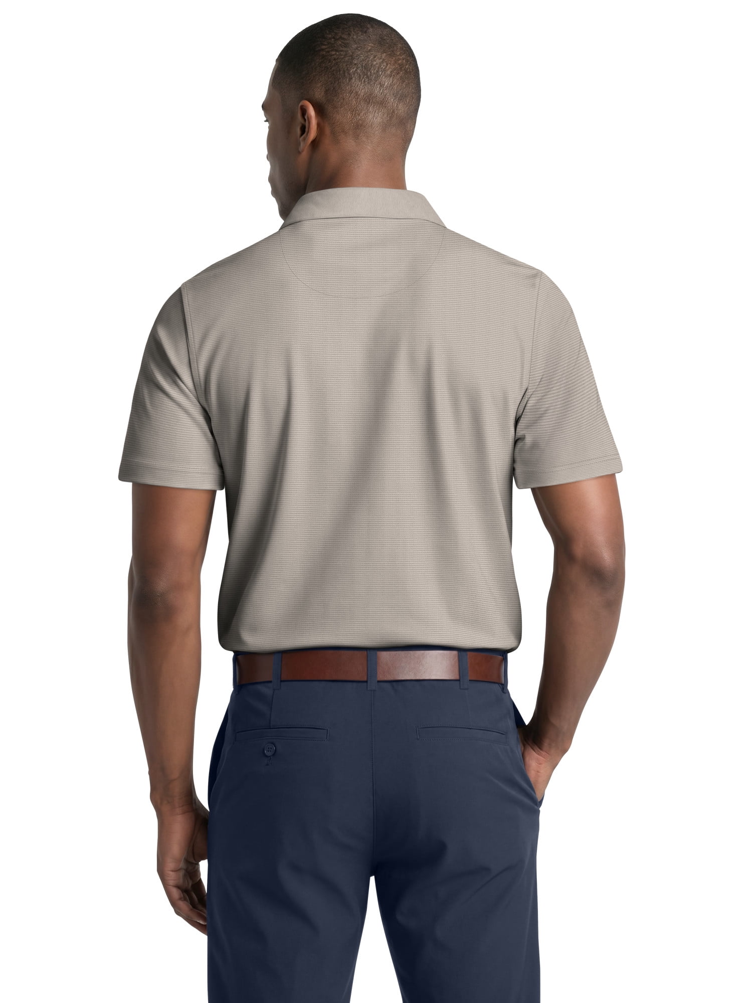 Ben Hogan Men's & Big Men's Performance Solid Polo Shirt with Short Sleeves, Sizes S-5XL