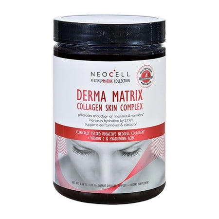 Neocell Derma Matrix Collagen Skin Complex Powder  6.46 Oz  3 Pack