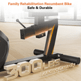 thumbnail image 7 of MITONOS TML-0462 Recumbent Stationary Exercise Bike for Adults, 7 of 7