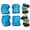 Blue, variant on ZPAQI Kids Knee Pads Elbow Pads Wrist Guards for Roller Skate, Cycling, Skateboard