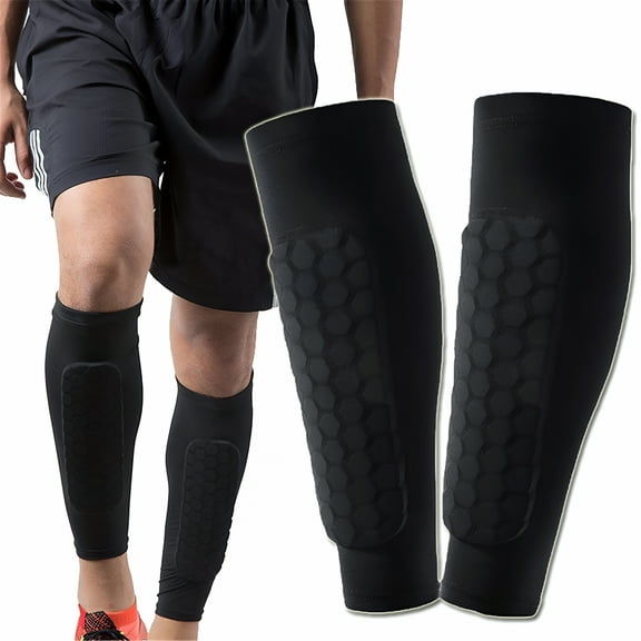 TELOLY Boys and Girls Soccer Shin Guards, 3–15 Years, Black