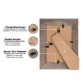 thumbnail image 3 of Homebeez Wood Picture Photo Frame 5" x 7" Tabletop and Wall Mounted Display, 3 of 6