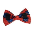 thumbnail image 6 of One Size Pet Bowtie for All Dogs and Cats from Toy Doggie Collection Red Blue Printed, 6 of 6