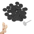 thumbnail image 3 of Callus Remover Sandpaper Discs, 50pcs Replacement Pedicure Tool for Electric Foot Grinders, Washable Design, Compatible with Most Brands,, 3 of 7