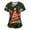 01-Gold, variant on Xmas Scrub Tops Women Nurse 2026 Holiday V Neck Mock Wrap Print Christmas Nurse Shirt with Pockets - 01 - Gold - XL