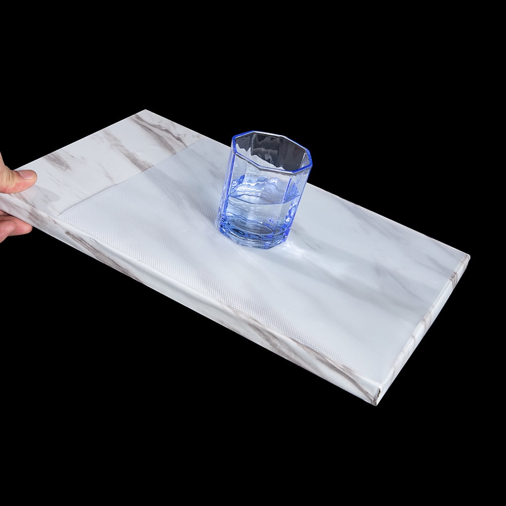 RAY STAR Non-Adhesive Shelf Cabinets 12''x60''Drawer Liner, Non-Slip Washable Refrigerator Drawers Mat for Kitchen Shelves