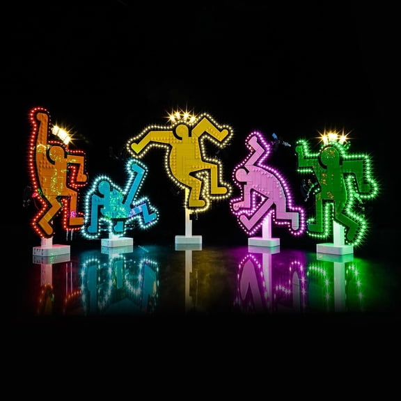 Light kit Compatible with Lego 31216 Keith Haring – Dancing Figures - No Model Only Light, LED Lighting Accessories Compatible with Lego 31216 Art