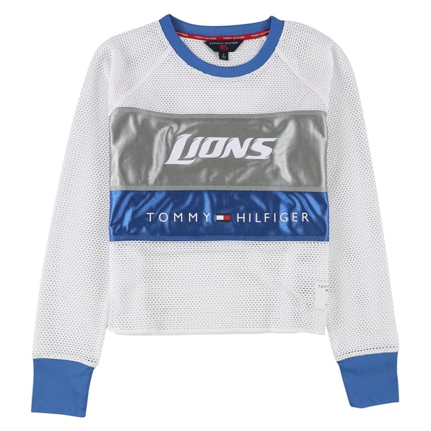 Tommy Hilfiger Mujer Detroit Lions Graphic Camiseta lio XL