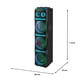 thumbnail image 5 of Bafle Profesional Bluetooth 5.0 Kaiser KDS-1206 Triple Woofer de 10 pulgadas Potencia de salida 70,000 W PMPO / 170 W RMS con Luz LED, 5 of 5