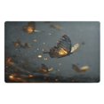 thumbnail image 2 of Wobogo Fire Butterfly Highly Absorbent Polyester Doormat Anti-slip Anti-fouling Indoor Outdoor Entrance Welcome Mat 32×20in., 2 of 8