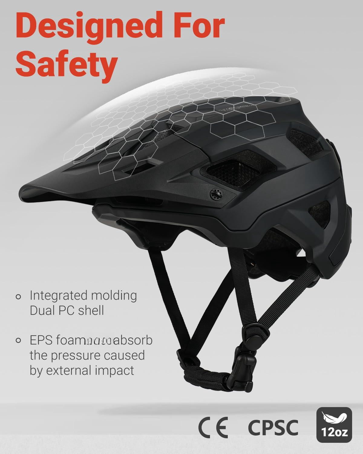 Mountain Bike For Adult  Nta 8776 E-bike & Road Bicycle Certified Adjustable Mtb Cycling Men Women Visor &magnetic Buckle