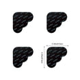 thumbnail image 3 of Kmonabie 4Pcs Carpet Holders Reusable Carpet Tape to Stop Curling, Area Rugs Anti Slip Pads for Tile Floors Rug Grippers for Living Room Bedroom Indoor Use, 3 of 6