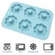 thumbnail image 4 of Molde de silicona para donas, molde para donas, máquina para hacer pasteles reutilizable de 6 cámaras, cocina, lavavajillas, horno, 4 of 5