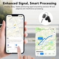 thumbnail image 6 of Air Tracker Tags-4 Pack: Bluetooth Item Finder, Item Locator Compatible with Apple Find My APP (iOS Only) Replaceable Battery, IP68 Waterproof, Bluetooth Tracker for Luggage/Bags/Keys, FCC Approved, 6 of 11