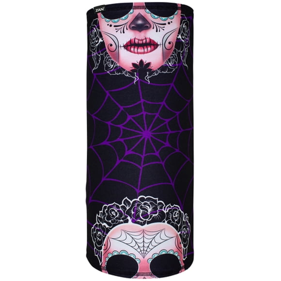 Zan Headgear SportFlex Tube Série Motley 1 Crâne de Sucre Polyester Élasthanne Taille Unique