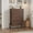 Brownish-red 5 drawer, variant on Garderth 5/6 Drawer Dresser,Tall Dresser For Bedroom,Modern Chest Of Drawers,Freestanding Wood Storage Organizer With Deep Drawer For Living Room Entryway Hallway