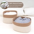 thumbnail image 1 of Storage Baskets Multi-color Large Capacity Widely Applied Cotton Rope Storage Baskets Bins for Laundry, 1 of 7