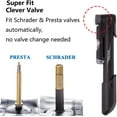 thumbnail image 2 of GIYO Mini Bike Pump, Portable Compact Bicycle Pump with Pressure Gauge, Tire Repair Kit, Perfect, 2 of 7