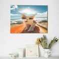 thumbnail image 6 of Balery Surfing Cat Sun Pattern Canvas Decorative Picture – 30x40in Premium Wall Art, Modern Canvas Print for Home Decor（Horizontal）, 6 of 6