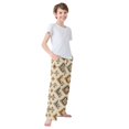 thumbnail image 3 of FORMRS Boys Pajama Pants with Pockets Size 13-14Y Kids Lounge Sleep Bottoms, Geometric Designs, 3 of 8