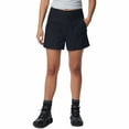 thumbnail image 3 of Women's Columbia Holly Hideaway High Waisted Washed Out Shorts Color: Black Size: 14, 3 of 5