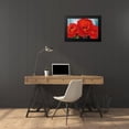 thumbnail image 4 of Nan 24x17 Black Modern Framed Museum Art Print Titled - Magnifique En Rouge, 4 of 5