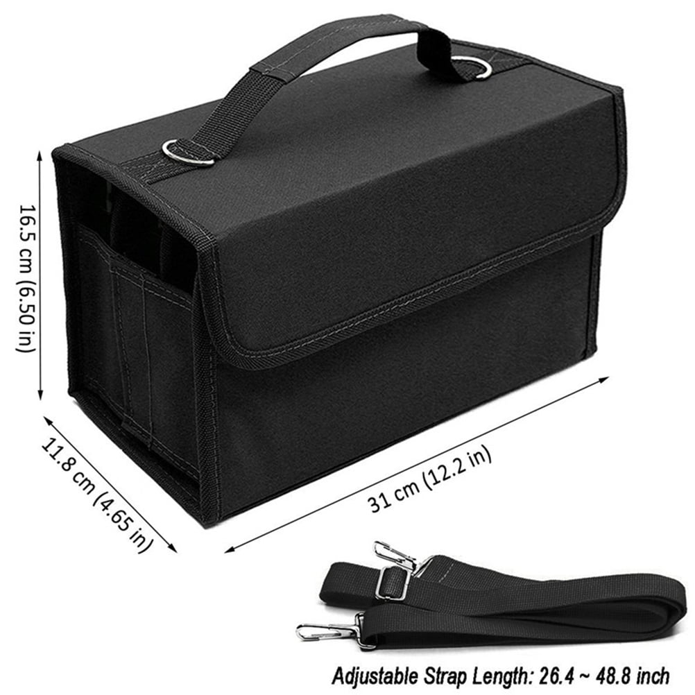 TAILTOSS Rectangular Marker Storage Bag for Artists, Organizer Pouch, 1 Set