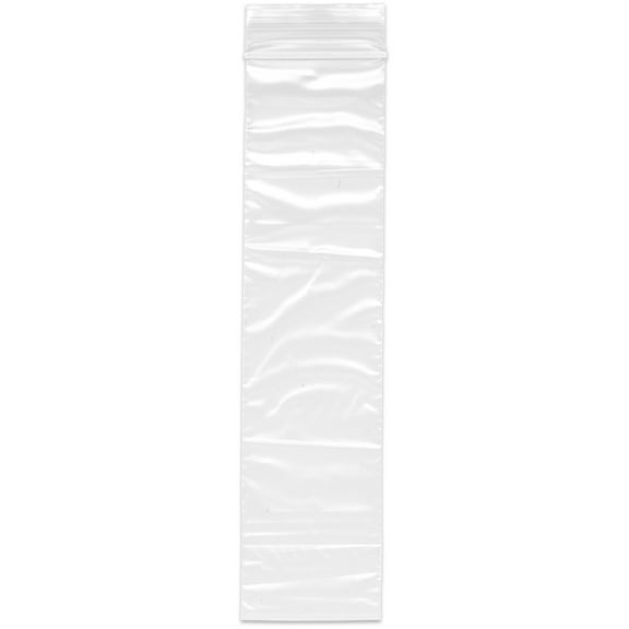 Plymor 2" x 8" (Pack of 500), 2 Mil Zipper Reclosable Plastic Bags