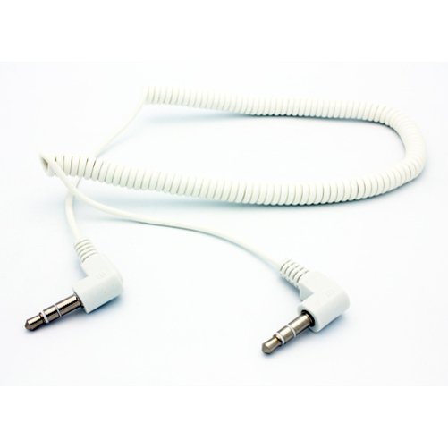 3.5mm Aux Cable for Motorola Moto Z4 - Adapter Car Stereo Aux-in Audio Cord Speaker Jack Wire Coiled X1Y