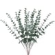 thumbnail image 1 of Xiao Hua 24 tallos artificiales de eucalipto con hojas de tacto real, ideales para ramos de boda, centros de mesa y decoración del hogar (verdes), 1 of 5
