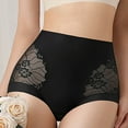 thumbnail image 3 of Fewfanhot Women's Lace Mesh Shapewear High Waisted Tummy Control - Breathable Elastic Seamless Panties Postpartum Briefs Full Coverage Underwear, 3 of 3