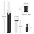 Eyebrow Trimmer, Precision Electric Eyebrow Razor for Women BatteryOperated Facial Hair Remover