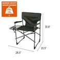 thumbnail image 3 of Ozark Trail Director Camping Chair, Green with Side Table for Outdoor, Adult, 3 of 10