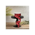 thumbnail image 2 of 1.5" Satin Paw Print Ribbon: Red  Black (10 Yards), 2 of 4