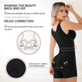 thumbnail image 2 of Lishi Slimming Sheath Belly Women's High Compression Short Girdle, 2 of 4