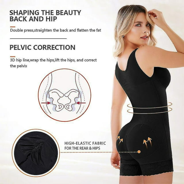 Lishi Slimming Sheath Belly Women High Compression Short Girdle with Brooches Bust