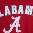 thumbnail image 3 of Women's Crimson Alabama Crimson Tide Arch & Logo 1 Pullover Hoodie, 3 of 4