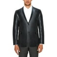 thumbnail image 3 of Vedolay Men Tops Men's Cropped Blazer Casual Open Front Crop Blazer Jackets,Black S, 3 of 3