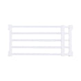 thumbnail image 2 of Retractable Dog Gate Expandable Gate for Hallways Backyard Small Medium Pets 56to100cmx36cm White, 2 of 10
