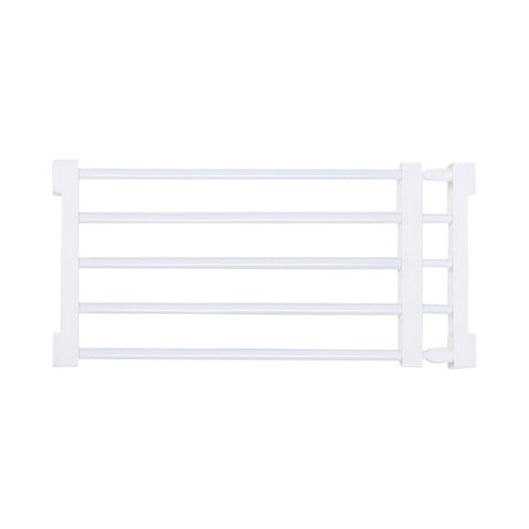 Pet Fence Expandable Gate Protector Portable Barrier Retractable Dog Gate Puppy Fence Gate for Garden Patio Hall Small Medium Pets Hallways 56to100cmx36cm White