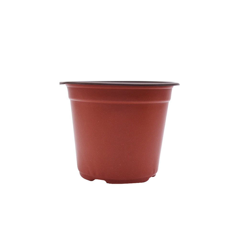 100Pcs 5.9" Plastic Plants Nursery Pot Seedlings Flower Plant Container Seed Starting Pots