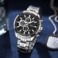 thumbnail image 5 of CRRJU Men Watch Top Brand Luxury Sports Quartz Mens Watches Full Steel Luminous Waterproof Chronograph Wristwatch Men Relogio, 5 of 5