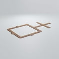 thumbnail image 3 of Ekena Millwork 40 7/8"W x 23 3/8"H x 1/4"T Large Carlisle Decorative Fretwork Wood Wall Panels, Walnut, 3 of 13