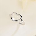 thumbnail image 3 of Guardurnaity Anillo de corazón portátil para mujer, ceremonia de boda, fiesta, banquete, niñas, anillos románticos de plata, joyería, mano, Ropa, zapatos y accesorios Miscelánea, 3 of 6