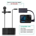 thumbnail image 2 of Micrófono Lavalier weishan compatible con GoPro HERO11 negro, 2 of 7