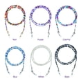 thumbnail image 4 of yeacher Vibrant Beaded Eyewear Strap & Mask Lanyard in Blue, 70cm Length, Multi-Color Options Available, 4 of 6
